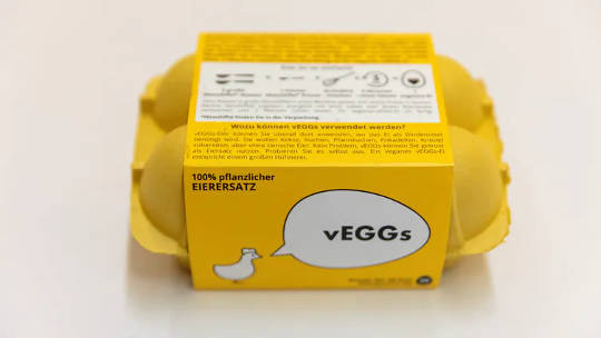 Plant-based egg alternatives have been developed to appeal to people who like the look and mouthfeel of scrambled eggs. 