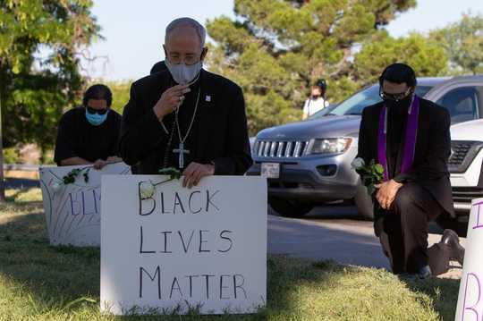 Why Catholic Priests Are Kneeling With Protesters Why Catholic Priests Are Kneeling With Protesters