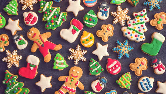 Look Tasty? Beware of Synthetic Dyes and Risks To Your Colon sugar cookies coated with brightly colored icing dyes