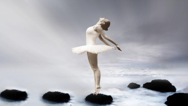 Two Actions Useful for Effective Interaction ballerina standing on rocks in water