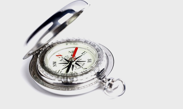 The Tools With Which We Build Our Life photo of a compass
