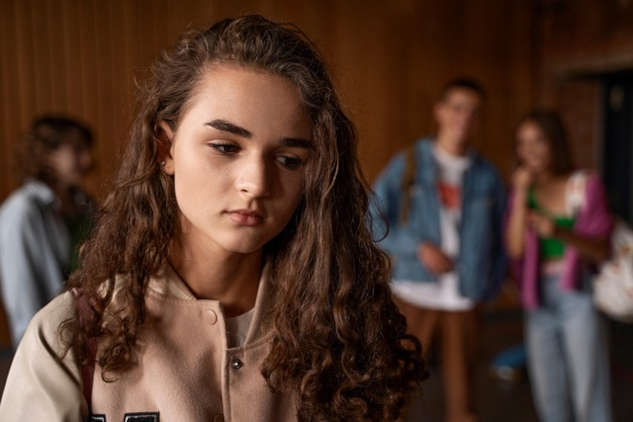 Why Teens Need Us Now: Fostering Courage and Compassion A teenage girl seeming worried and confused. Image by u_48w1o4g046 from Pixabay.